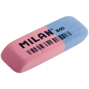 Ластик Milan 840 - Скошенный - Комбинированный - Натуральный каучук - 52*19*8 мм