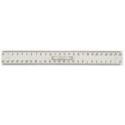 Линейка Юни - 25 см - Пластик - С держателем Линейка Юни - 25 см - Пластик - С держателем