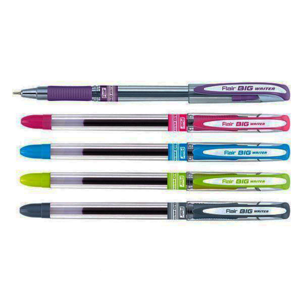 Ручка шариковая Flair Big Writer - 0.5 мм - Синий Ручка шариковая Flair Big Writer - 0.5 мм - Синий