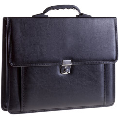 Портфель OfficeSpace Rotterdam - 380*290*85 мм - Черный Портфель OfficeSpace Rotterdam - 380*290*85 мм - Черный