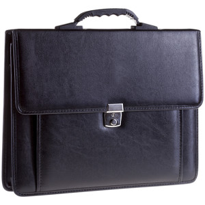 Портфель OfficeSpace Rotterdam - 380*290*85 мм - Черный