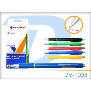 Авторучка шариковая DV-1005 - 0,7 мм - Синяя