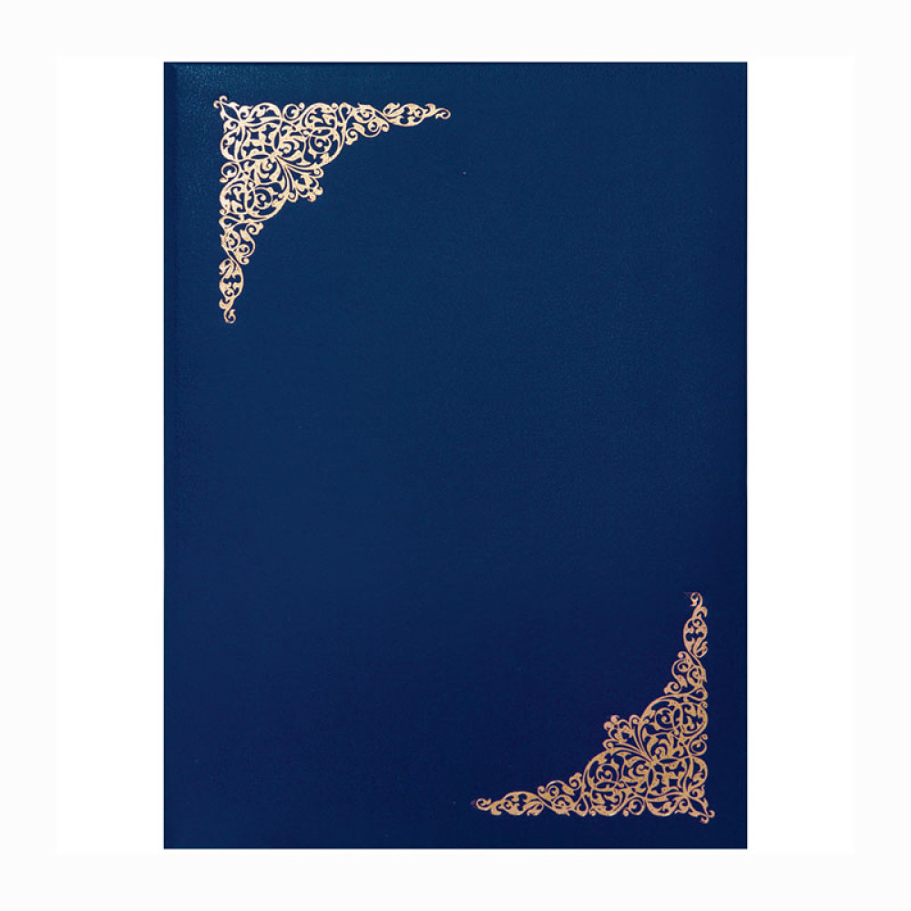 Папка адресная OfficeSpace Виньетка - Бумвинил - Синяя Папка адресная OfficeSpace Виньетка - Бумвинил - Синяя