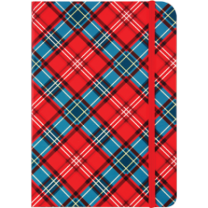 Ежедневник недатированный Proff Tartan - А5 - 320 страниц - Красный