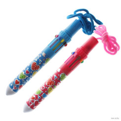 Ручка шариковая DV-7226 - Автоматическая - На шнурке - 11 цветов Ручка шариковая DV-7226 - Автоматическая - На шнурке - 11 цветов