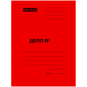 Папка-скоросшиватель Office Space - А4 - красная