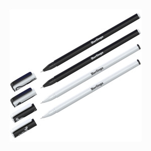 Ручка шариковая Berlingo Funline. Riddle - Ассорти - Синяя