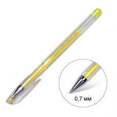 Ручка гелевая Crown - Желтая