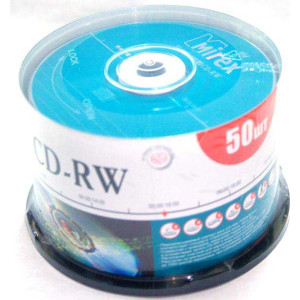 Диск CD-RW Mirex Bulk-50 - 700 Мб