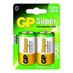 Батарейка алкалиновая Super Ultra - 1.5 В - LR20/13 A - 2 шт