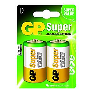 Батарейка алкалиновая Super Ultra - 1.5 В - LR20/13 A - 2 шт