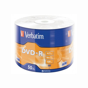 Диск DVD-R Verbatim 16х - 4.7 Гб - 1 шт