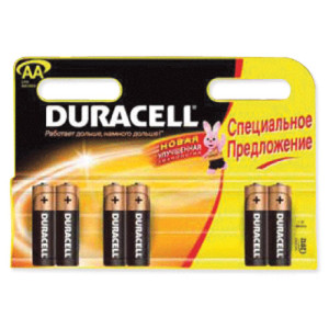 Батарейка алкалиновая Duracell LR6 - АА - 1,5В - 1 штука