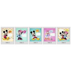 Тетрадь на скобе Школярик Disney - 18 листов - Клетка