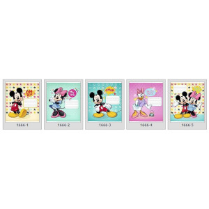 Тетрадь на скобе Школярик Disney - 18 листов - Клетка