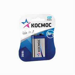 Батарейка Kosmos - Крона - 6LR6 - 9В - 1 штука