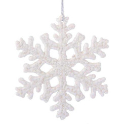 Украшение елочное - Снежинка - 10 см Украшение елочное - Снежинка - 10 см