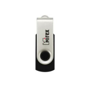 USB-флешка-накопитель Mirex Swivel Black - 32 ГБ - Черная