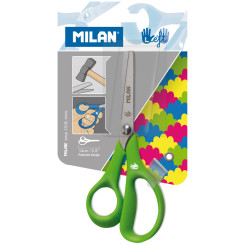 Ножницы детские для левшей Milan - 140 мм - Закругленные Ножницы детские для левшей Milan - 140 мм - Закругленные