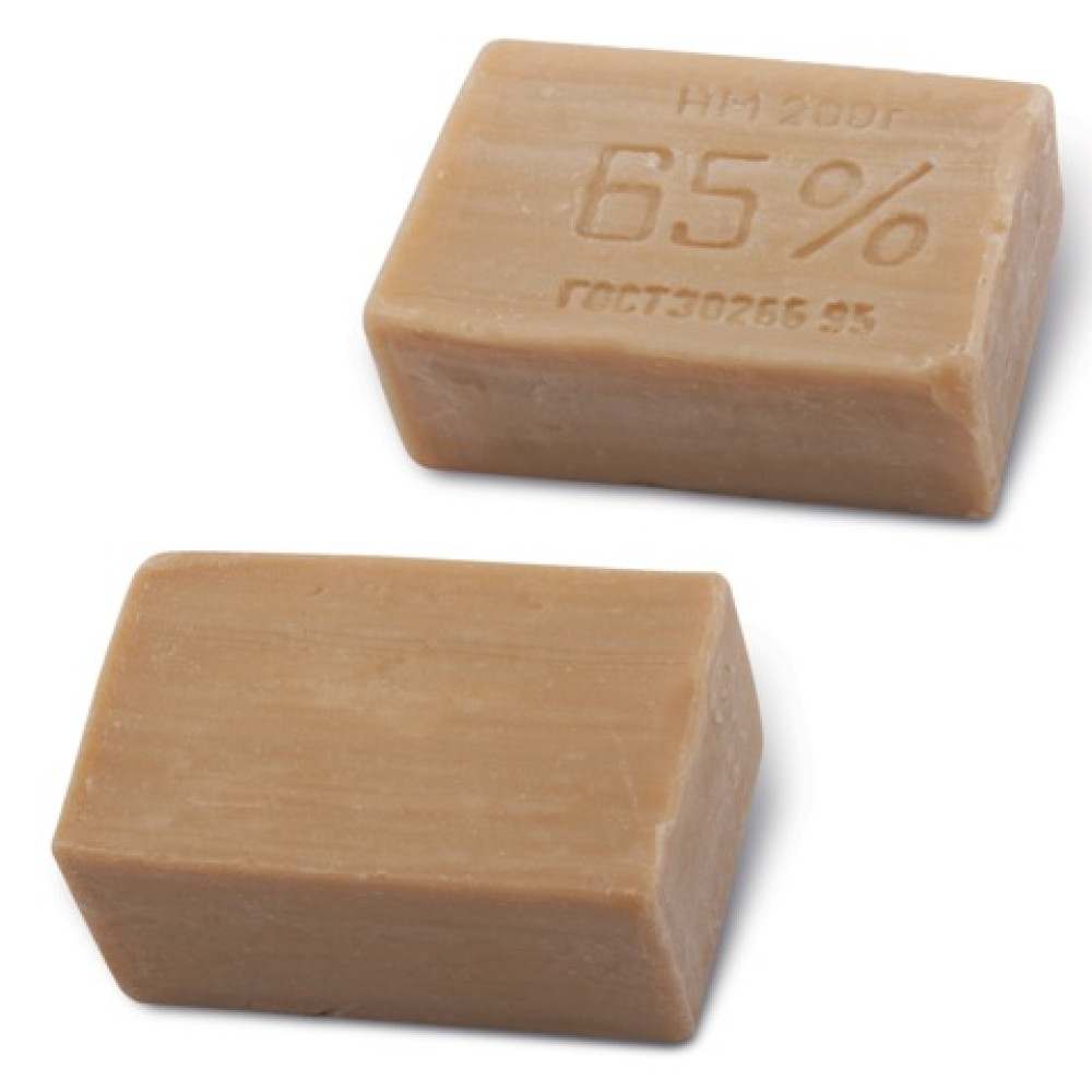 Мыло хозяйственное Эккрид 65% - 200 г - Без упаковки Мыло хозяйственное Эккрид 65% - 200 г - Без упаковки