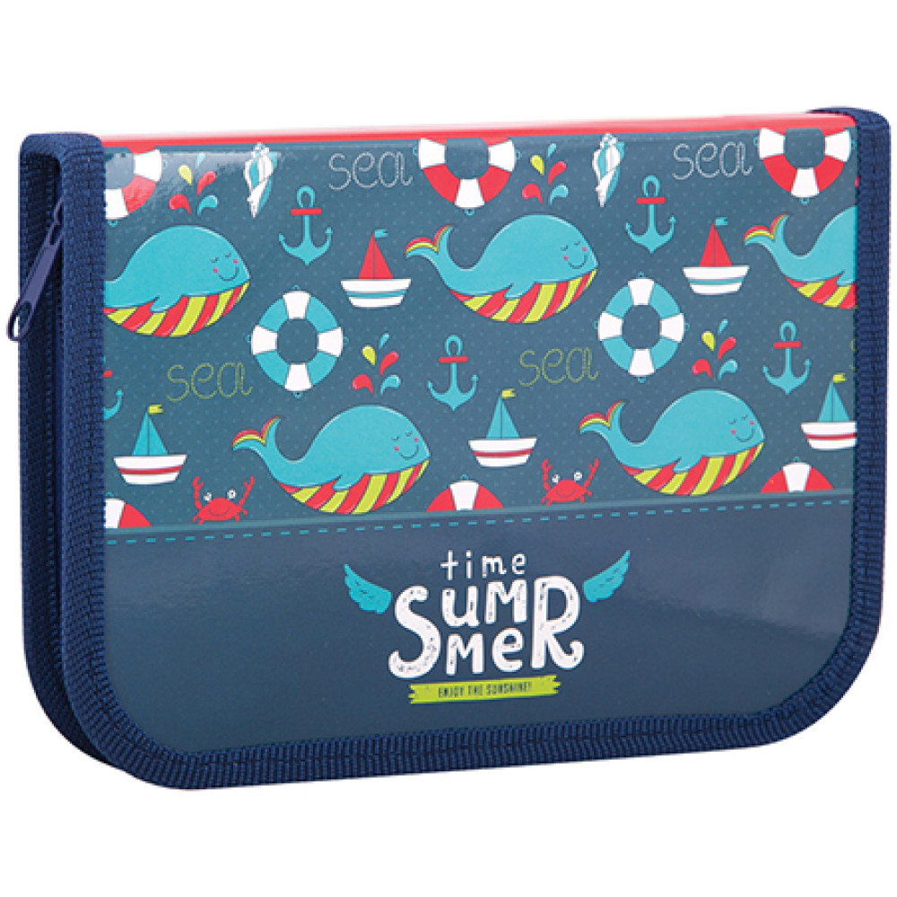 Пенал ArtSpace Киты - 190*130 мм - 1 отделение - На молнии Пенал ArtSpace Киты - 190*130 мм - 1 отделение - На молнии