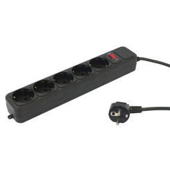 Сетевой фильтр Digitex DCAPSG-1.5-CB - 1,5 м - 5 розеток