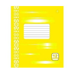 Тетрадь школьная Красная звезда - 12 листов - Косая линейка Тетрадь школьная Красная звезда - 12 листов - Косая линейка