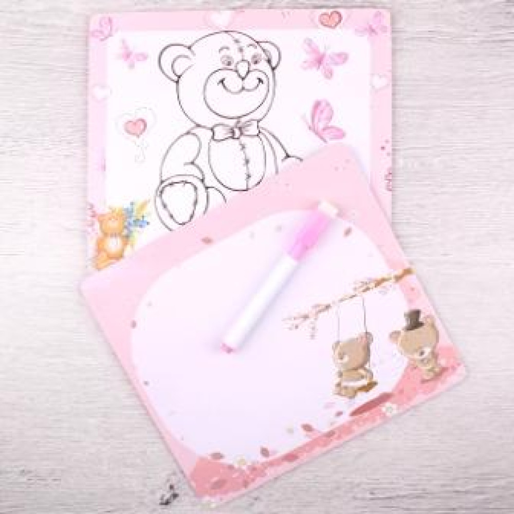 Набор для детей - Пазл - Раскраска - Доска для рисования Набор для детей - Пазл - Раскраска - Доска для рисования