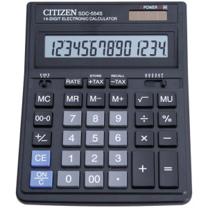 Калькулятор Citizen - SDC554 - 14 разрядов
