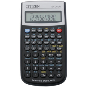 Калькулятор CITIZEN - SR260 N - 165 функций - 12 разрядов