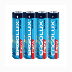 Батарейка Ergolux PROMO - ААА - 1,5 V - R03 - 4 шт