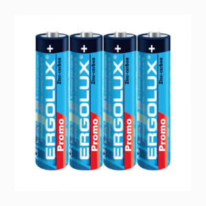 Батарейка Ergolux PROMO - ААА - 1,5 V - R03 - 4 шт