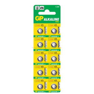 Батарейка алкалиновая часовая GP - LR44 - 11,6*5,4 мм - 1 штука