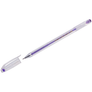 Ручка Crown HJR-500GSM - Гелевая - Металлик - Фиолетовая - 0,7 мм