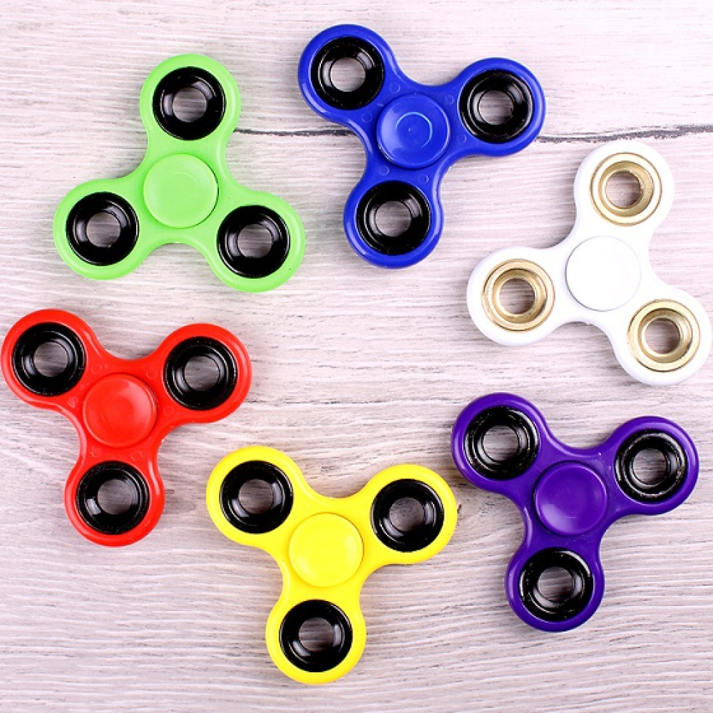 Спиннер - Антистрессовый - 3-х лучевой - Пластик Спиннер - Антистрессовый - 3-х лучевой - Пластик