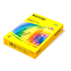 Бумага цветная IQ Color - А4 - 500 листов - Канареечно-желтый