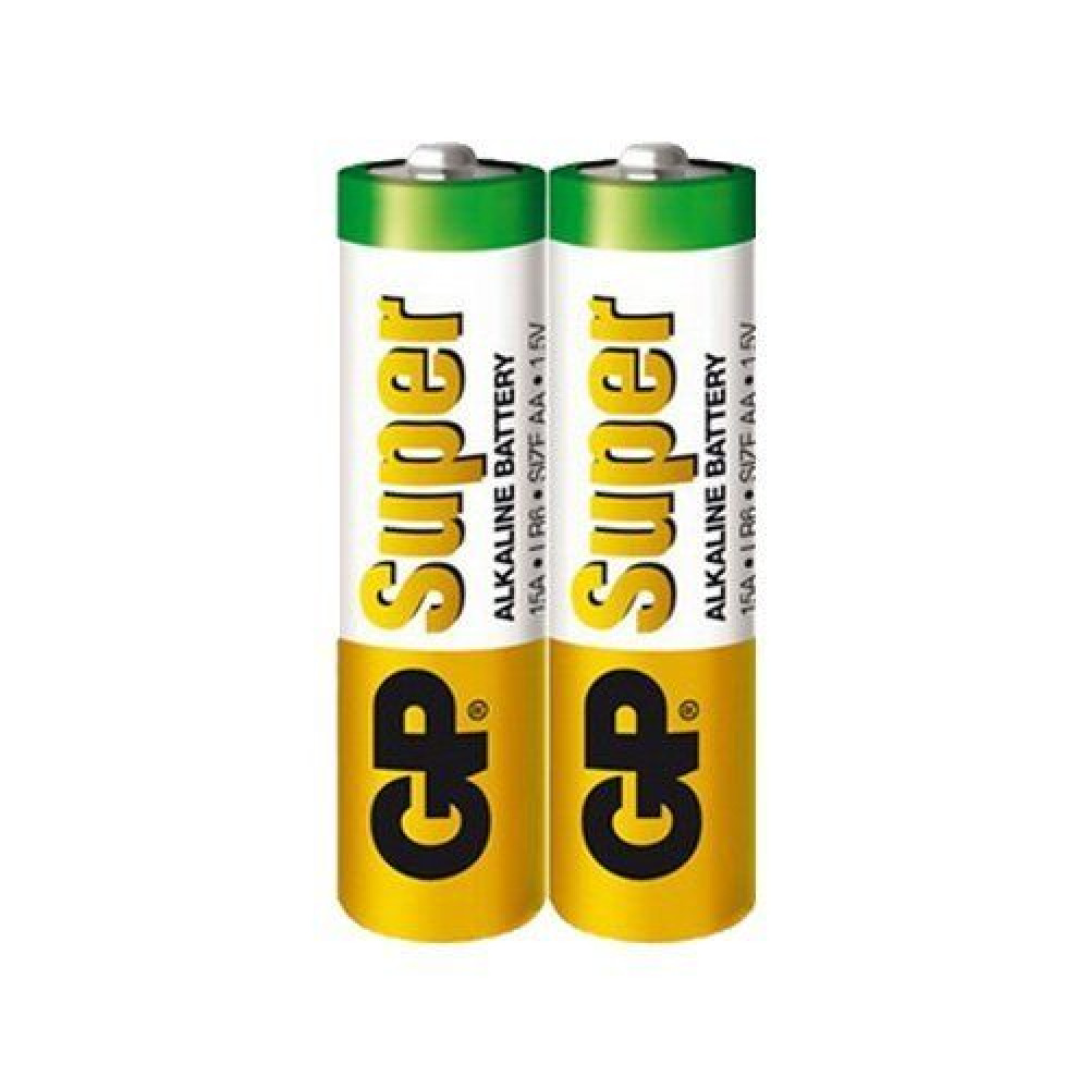 Батарейки алкалиновые GP 15 AU - 1.5 V - LR6 - AA - 2 шт Батарейки алкалиновые GP 15 AU - 1.5 V - LR6 - AA - 2 шт