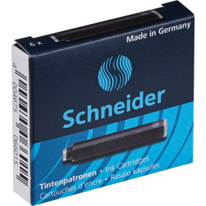 Чернильные капсулы Schneider - Синие - 6 штук