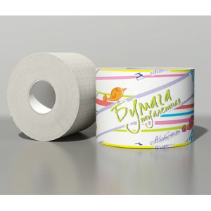 Туалетная бумага - 70 м - 160 г - Втулка
