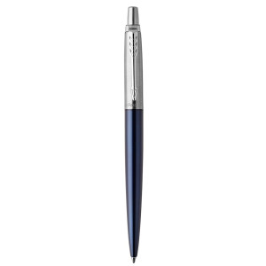 Ручка подарочная автоматическая Parker Jotter Royal Blue - Синий, хром - Синяя