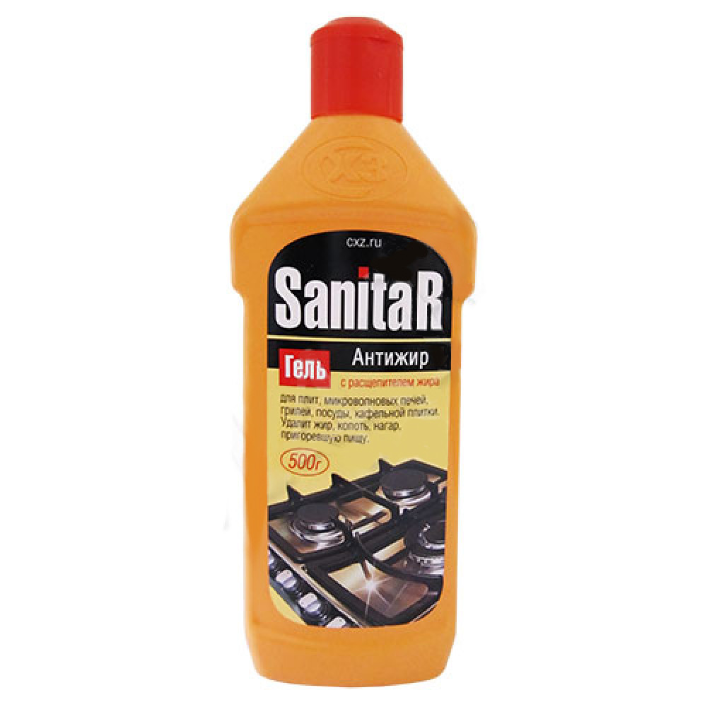 Гель для мытья плиты Sanitar - 500 мл Гель для мытья плиты Sanitar - 500 мл