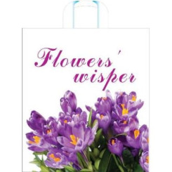 Пакет с петлевой ручкой Крокусы - 38*45 см Пакет с петлевой ручкой Крокусы - 38*45 см