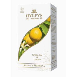 Чай Hyles с лимоном - Зеленый - 25 пакетиков