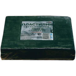 Пластилин скульптурный Лицей - оливковый - 500 г