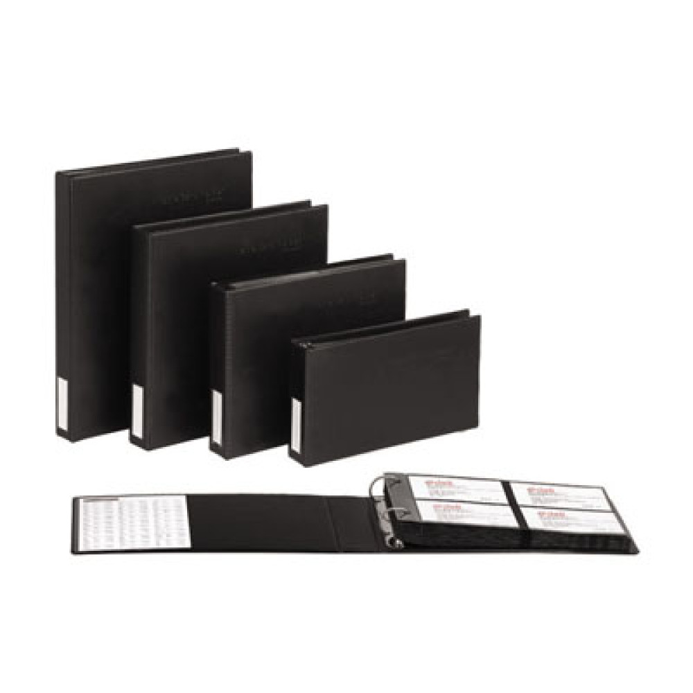 Визитница на кольцах Deli - 240*135*35 мм - 240 карточек Визитница на кольцах Deli - 240*135*35 мм - 240 карточек