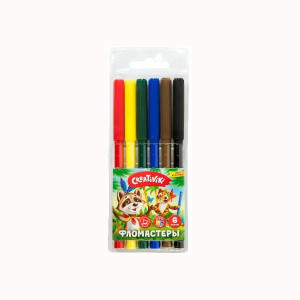 Фломастеры Creativiki - 6 цветов
