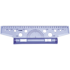 Линейка-рейсшина - 30 см - ролик пластиковый