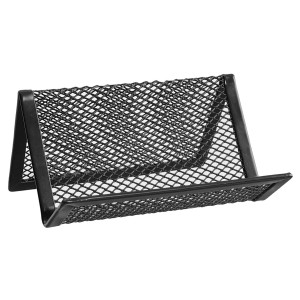 Подставка для визиток Erich Krause - Металлическая сетка - Черная