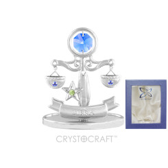 Фигурка Знаки зодиака - Сталь, кристаллы Swarovski - Весы