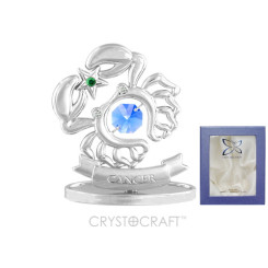 Фигурка Знаки зодиака - Сталь, кристаллы Swarovski - Рак